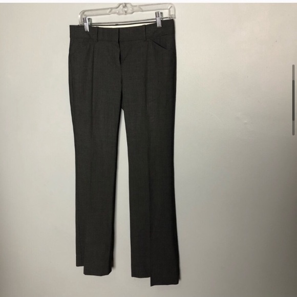 Theory Max C Tailor Gray Trouser Pant Size 4 - Picture 4 of 10